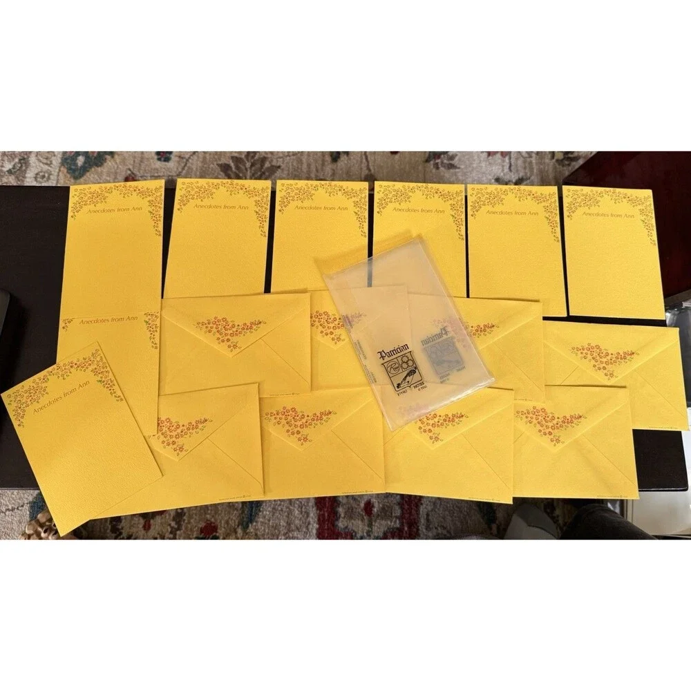 Vintage Patrician Name Notes 1968 “Anecdotes From ” 8 Greeting Cards W/Envelopes